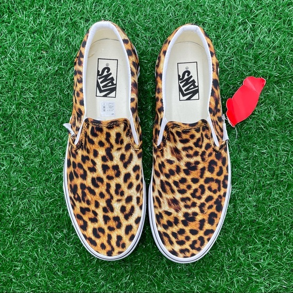 Vans Classic Slip On Leopard Print - Picture 2 of 8